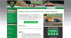 Desktop Screenshot of nottinghamsportscarclub.co.uk